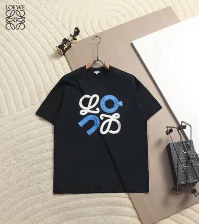 Loewe Two-Tone Anagram Print T-Shirt