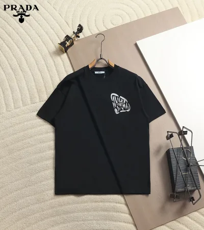 Prada Graffiti Triangle Logo T-Shirt