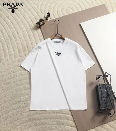 Prada Classic Triangle Logo T-Shirt
