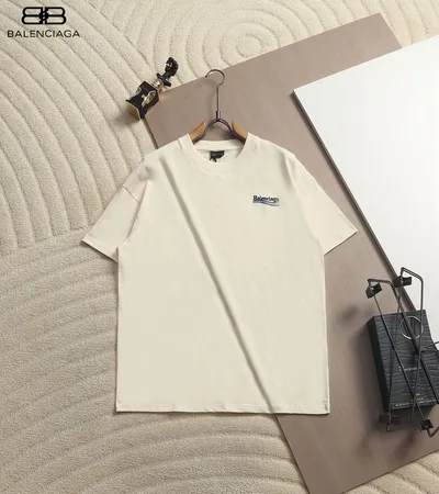 Balenciaga Wavy Line Logo T-Shirt