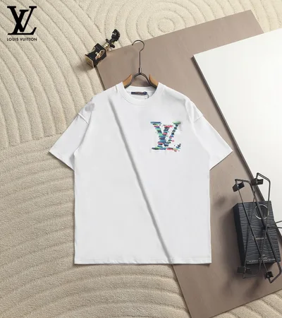 Louis Vuitton Color Stacked LV Logo T-Shirt
