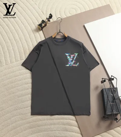 Louis Vuitton Color Stacked LV Logo T-Shirt