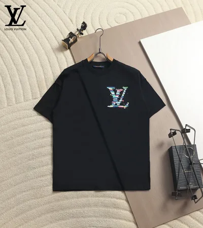 Louis Vuitton Color Stacked LV Logo T-Shirt