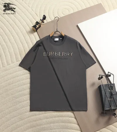 Burberry Classic Plaid Letter Print T-Shirt