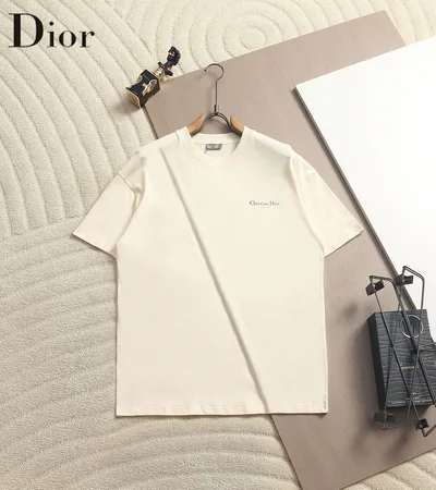 Dior Christian Dior Minimal Logo Print T-Shirt