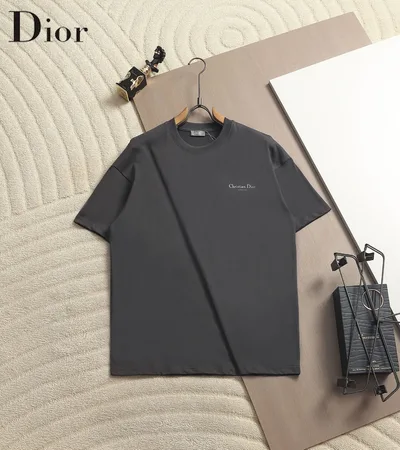 Dior Christian Dior Minimal Logo Print T-Shirt