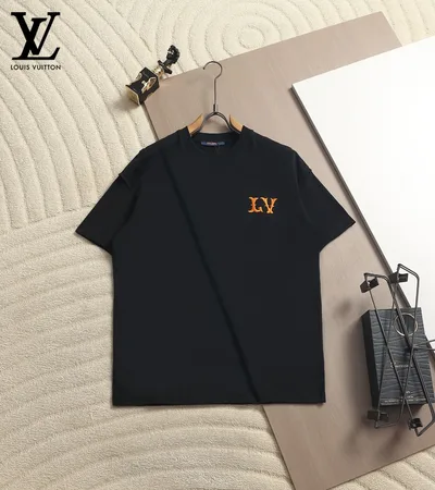 Louis Vuitton Embroidered LV Letter T-Shirt
