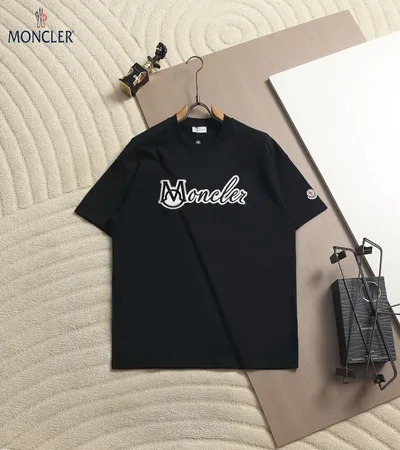 Moncler Handwritten Logo Cotton T-Shirt
