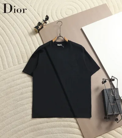 Dior Subtle CD Embroidered Logo T-Shirt