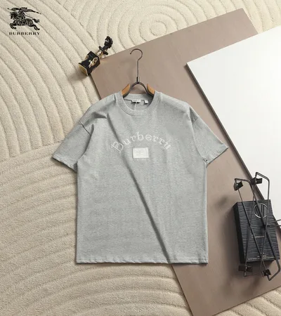 Burberry Gothic Logo Cotton T-Shirt