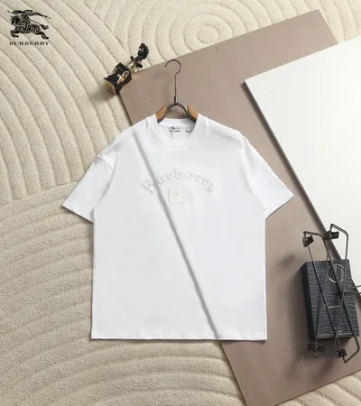 Burberry Gothic Logo Cotton T-Shirt