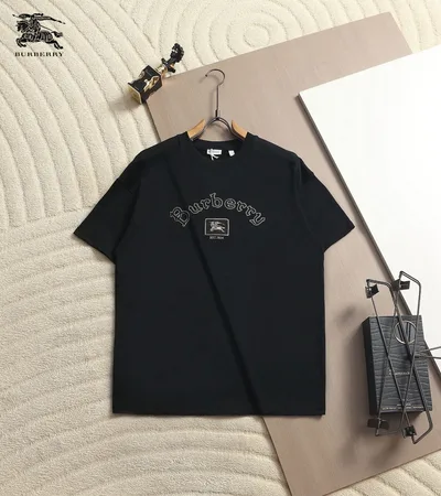 Burberry Gothic Logo Cotton T-Shirt