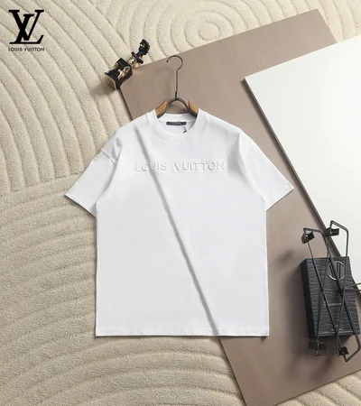 Louis Vuitton Minimalist Debossed Logo Relaxed T-Shirt
