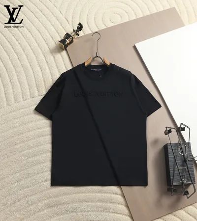 Louis Vuitton Minimalist Embossed Logo Relaxed T-Shirt