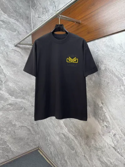 Fendi 2026 Spring/Summer Short Sleeve Round Neck T-Shirt