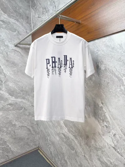 Prada 2026 Spring/Summer Short Sleeve Round Neck T-Shirt