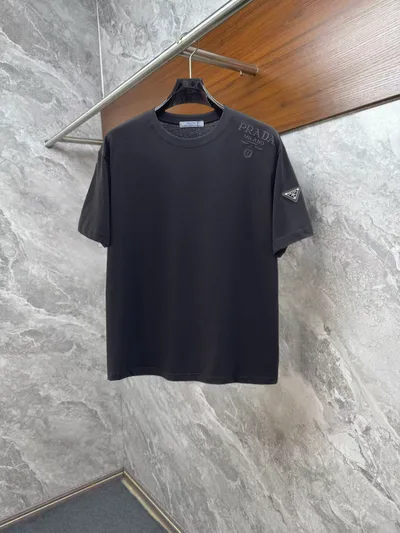Prada 2026 Spring/Summer Short Sleeve Round Neck T-Shirt