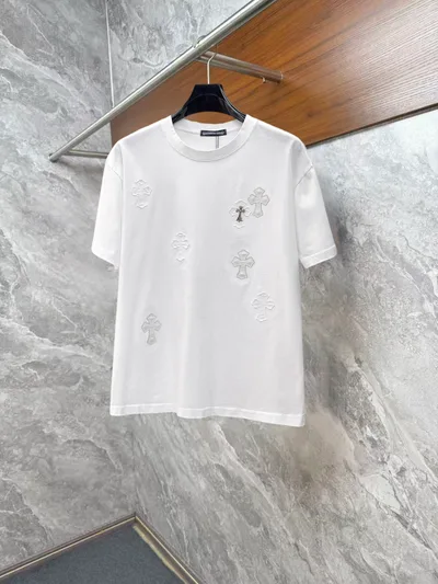 Chrome Hearts High Version 2026 Spring/Summer Short Sleeve Round Neck T-Shirt