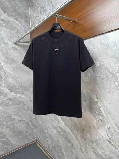 Chrome Hearts High Version 2026 Spring/Summer Short Sleeve Round Neck T-Shirt