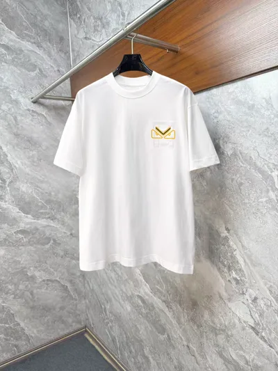 Fendi 2026 Spring/Summer Short Sleeve Round Neck T-Shirt