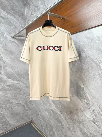 Gucci 2026 Spring/Summer Short Sleeve Round Neck T-Shirt