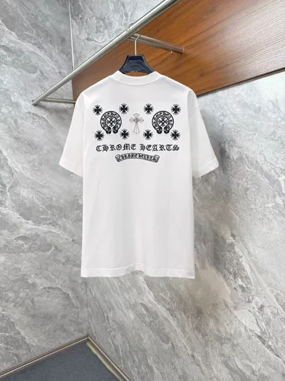 Chrome Hearts High Version 2026 Spring/Summer Short Sleeve Round Neck T-Shirt