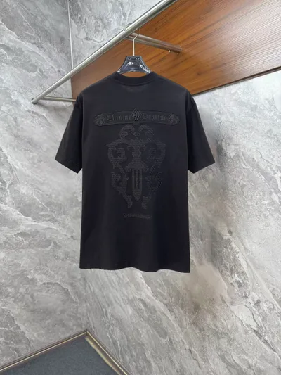 Chrome Hearts Short Sleeve Round Neck T-Shirt