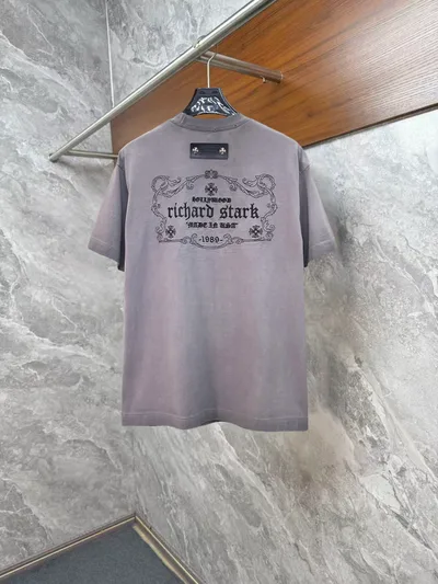Chrome Hearts High Version Short Sleeve Round Neck T-Shirt