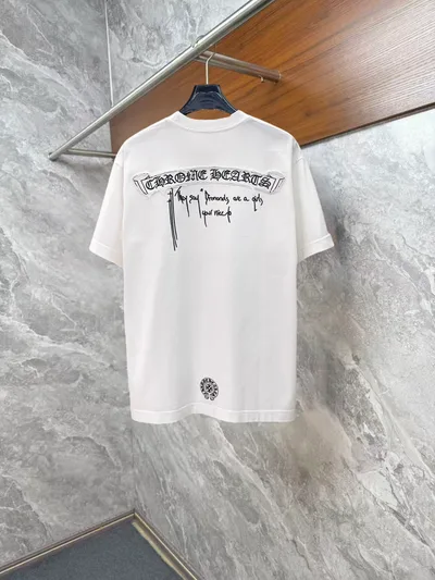 Chrome Hearts High Version 2026 Spring/Summer Short Sleeve Round Neck T-Shirt