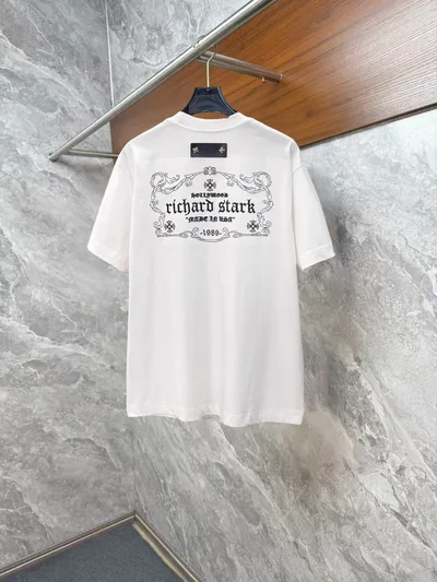Chrome Hearts Short Sleeve Round Neck T-Shirt