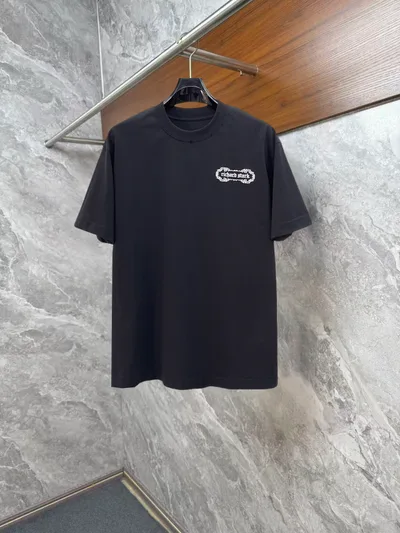 Chrome Hearts Short Sleeve Round Neck T-Shirt