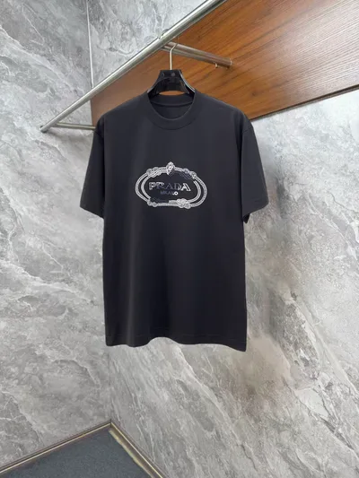 Prada 2026 Spring/Summer Short Sleeve Round Neck T-Shirt