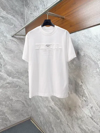 Prada 2026 Spring/Summer Short Sleeve Round Neck T-Shirt