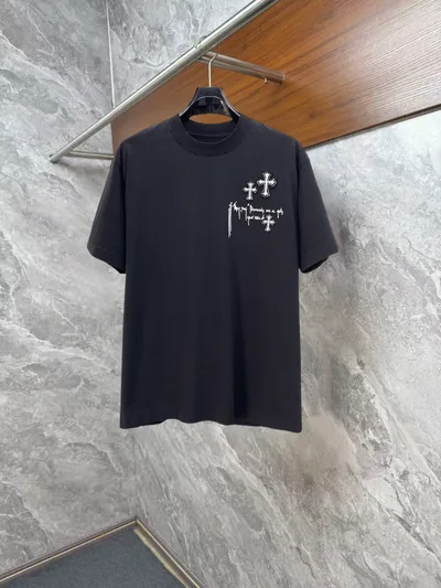 Chrome Hearts High Version 2026 Spring/Summer Short Sleeve Round Neck T-Shirt