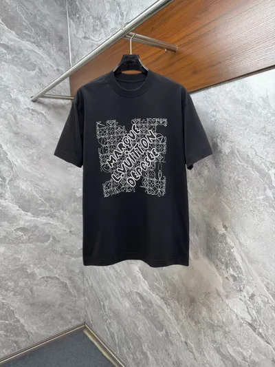 Louis Vuitton LV Short Sleeve Round Neck T-Shirt