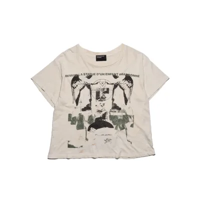 Enfants Riches Deprimes Nun Print Distressed Short Sleeve