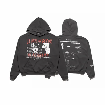 Enfants Riches Deprimes Hoodie Vintage Washed Style
