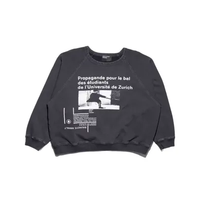 Enfants Riches Deprimes University of Zurich Raglan Crewneck Sweatshirt