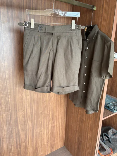 LP Official 100% Linen Multicolor Shirt