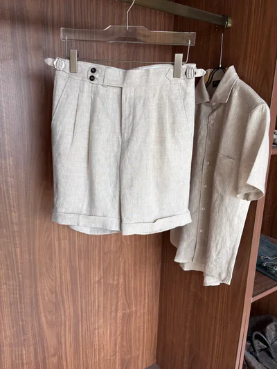 LP Official 100% Linen Multicolor Shirt