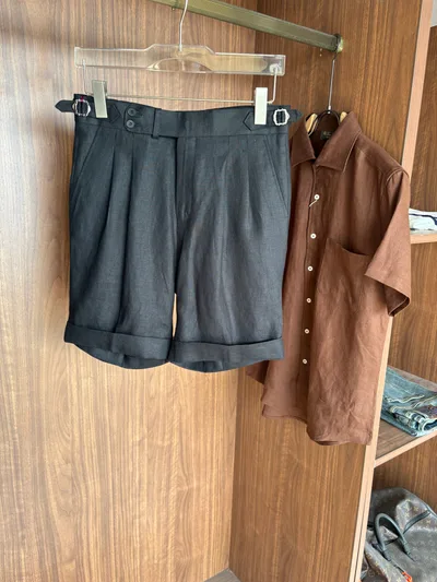LP Official 100% Linen Multicolor Shirt