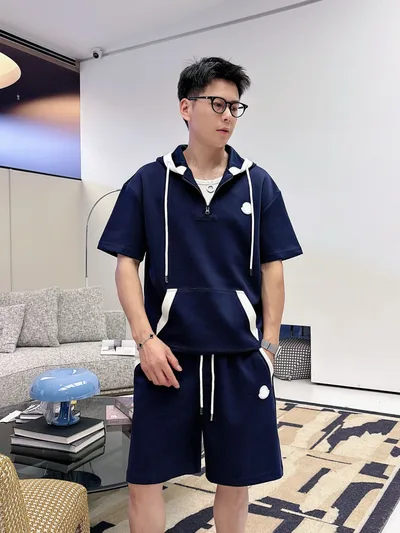 Moncler 2026 Summer Classic Short Sleeve T-Shirt and Shorts Set