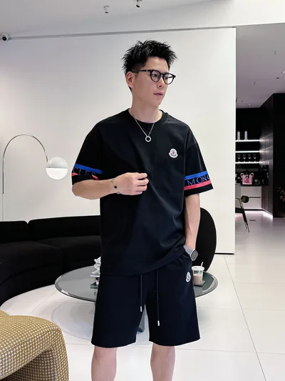 Moncler 2026 Summer Classic Short Sleeve T-Shirt and Shorts Set