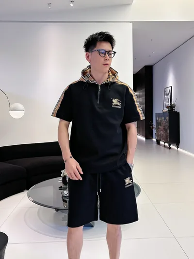 Burberry 2026 Summer Classic Short Sleeve T-Shirt and Shorts Set