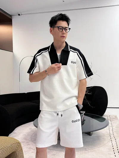 Gucci 2026 Summer Classic Short Sleeve T-Shirt and Shorts Set