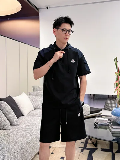 Moncler 2026 Summer Short Sleeve T-Shirt and Shorts Set