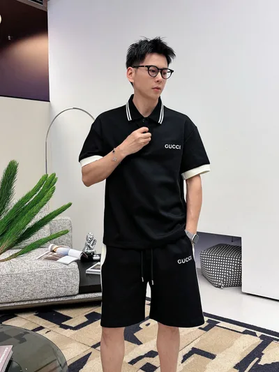 Gucci 2026 Summer Classic Short Sleeve T-Shirt and Shorts Set