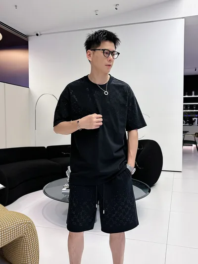 Gucci 2026 Summer Classic Short Sleeve T-Shirt and Shorts Set