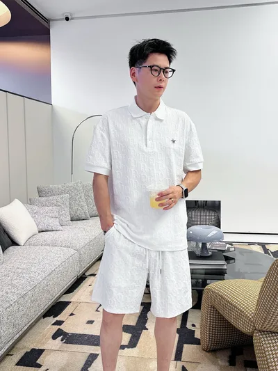 Dior 2026 Summer Classic Short Sleeve T-Shirt and Shorts Set