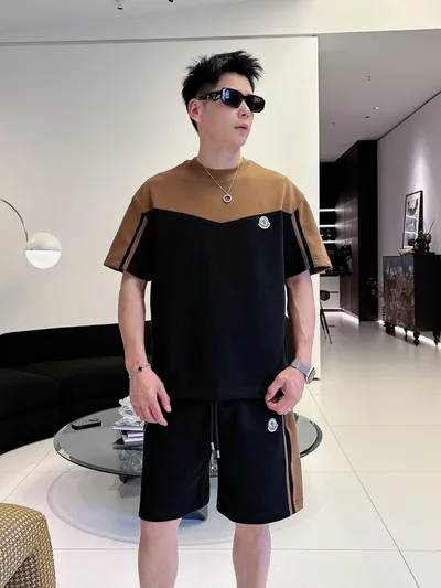 Moncler 2026 Summer Classic Short Sleeve T-Shirt and Shorts Set